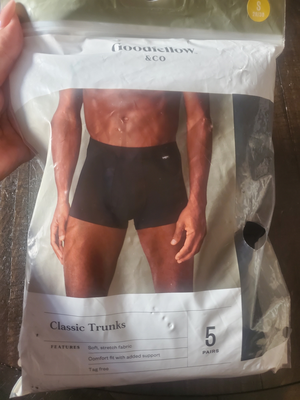Goodfellow & Co Black Classic Trunks - 5 Pack
